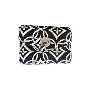 Vera Bradley black & white wristlet wallet